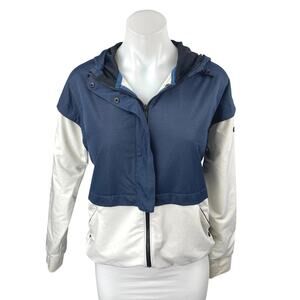 Under Armour Unstoppable Gore Windstopper Blue Zip Hoodie Windbreaker Jacket S